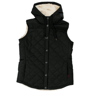 TOUGH DUCK WOMEN'S QUILTED SHERPA LINED VEST