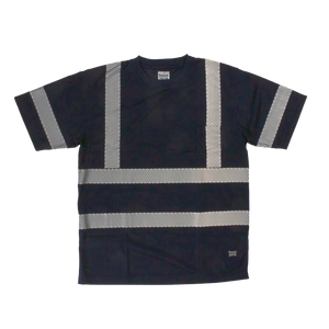 Tough Duck Short Sleeved Safety T-Shirt (segmented reflective stripes)