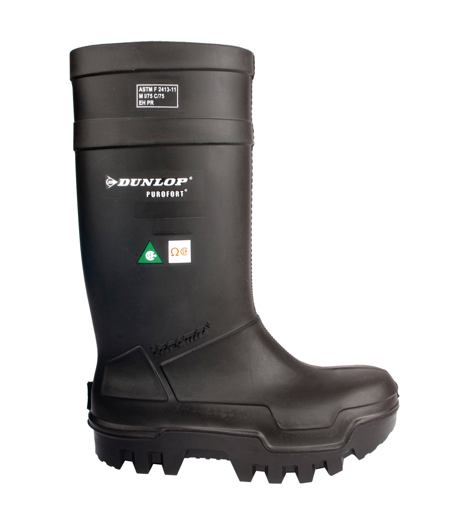 Dunlop Purofort Thermo Full Safety Boot Black Mucksters Supply Corp