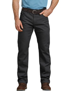 Dickies Men's Duck 5-Pocket Pants, Stonewashed Black