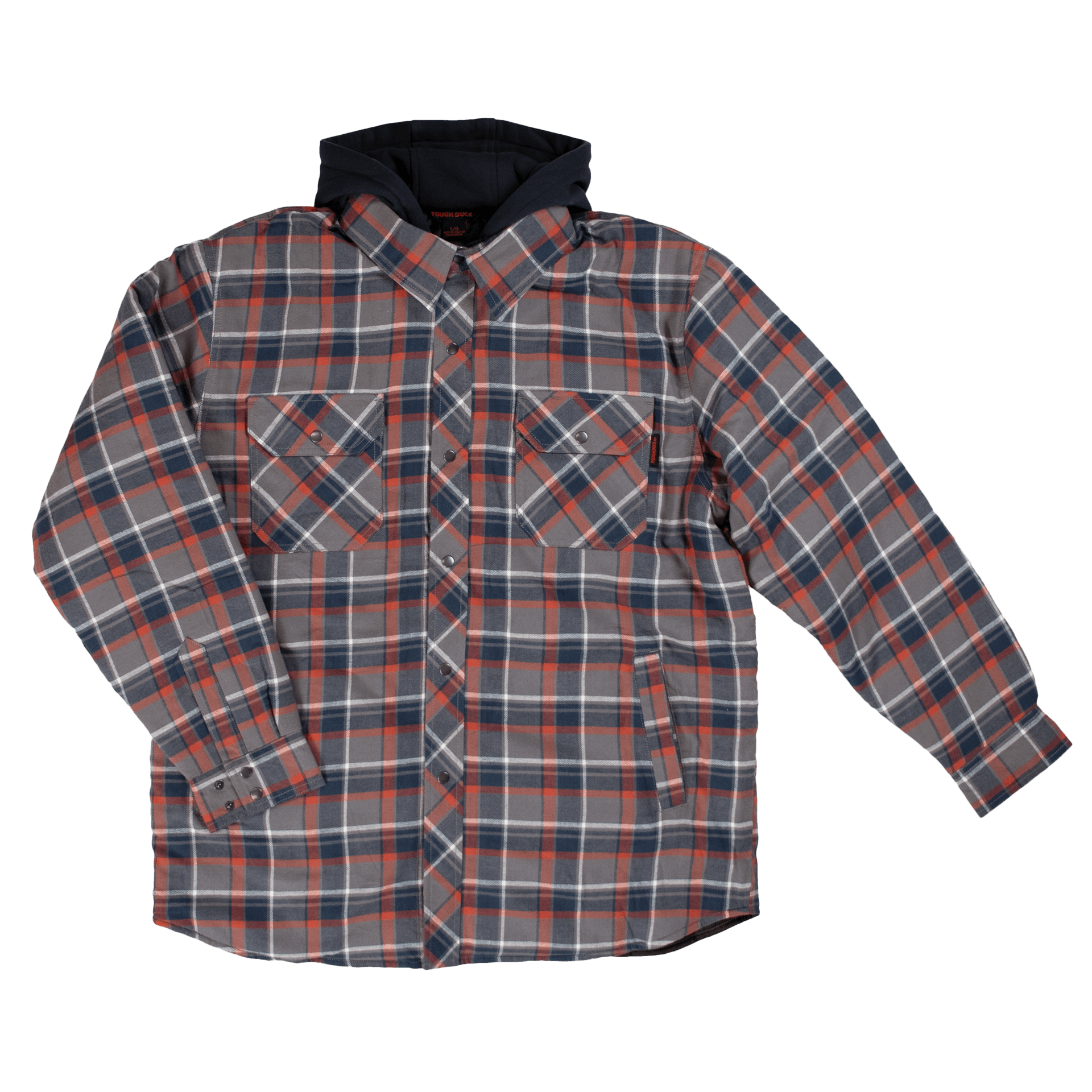 Fooler Front Quilt Lined Flannel Hooded Shirt