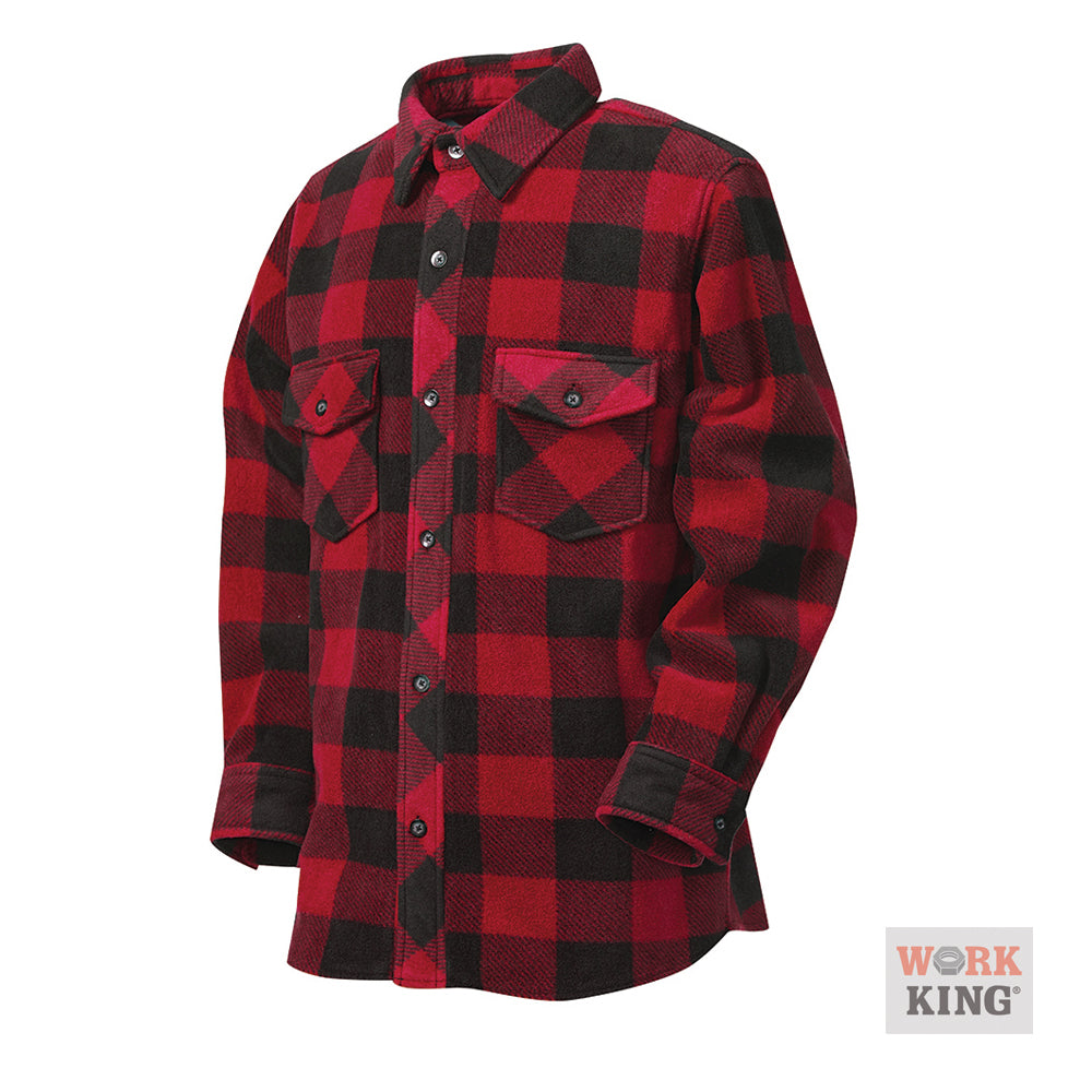 Plaid fleece shirt sales