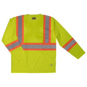 TOUGH DUCK L/S SAFETY T-SHIRT W/ ARMBAND