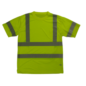 TOUGH DUCK S/S SAFETY T-SHIRT W/ SEGMENTED STRIPES