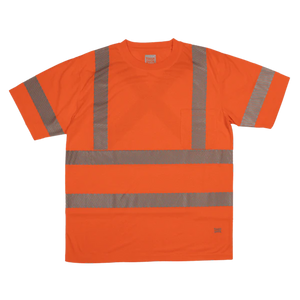 TOUGH DUCK S/S SAFETY T-SHIRT W/ SEGMENTED STRIPES