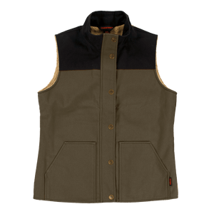 TOUGH DUCK WOMEN'S DUCK SHERPA LINED VEST