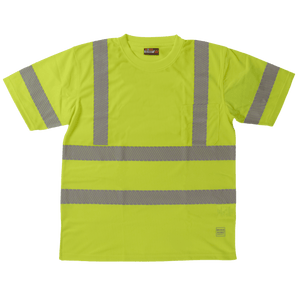 Tough Duck Short Sleeved Safety T-Shirt (segmented reflective stripes)