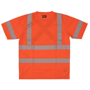 Tough Duck Short Sleeved Safety T-Shirt (segmented reflective stripes)